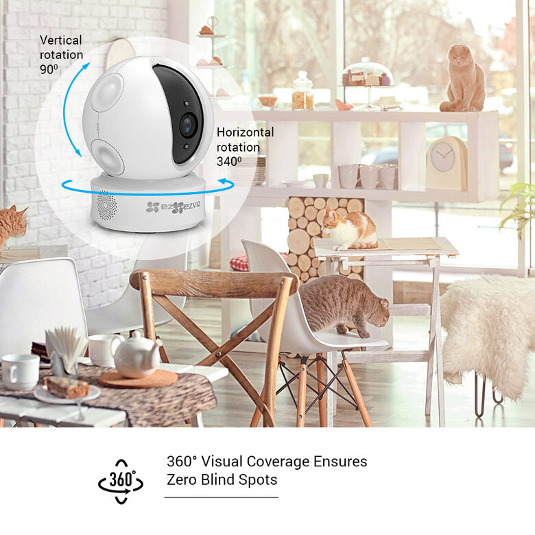 EZVIZ C6C (ez360) 720p Telecamera di sicurezza IP Interno Cupola 1280 x 720 Pixel Soffitto/Scrivania