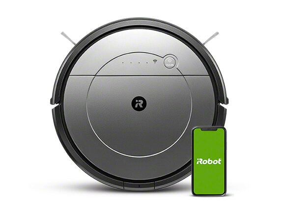 Irobot Roomba Robot Aspirapolvere Combo Kit Con Panni Inclusi 0,45 L Senza Sacchetto Nero, Grigio