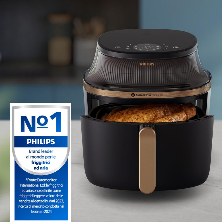 Philips 3000 series NA342/00 Airfryer 7.2 L, Friggitrice ad aria 16 in 1, App ricettario