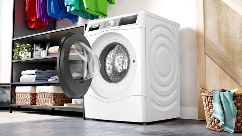 Bosch Serie 8 WDU8H541IT lavasciuga Libera installazione Caricamento frontale Bianco D