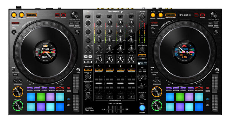 Pioneer DJ DDJ-1000 controller per DJ 4 canali Nero