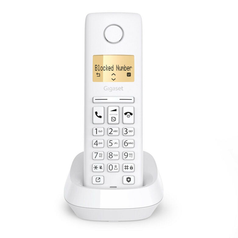 Gigaset PURE 100 Telefono analogico/DECT Identificatore di chiamata Bianco