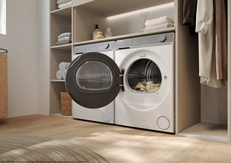 Haier HD100-C367U1 X Serie 7 Asciugatrice A Libera Installazione 10 Kg, Pompa Di Calore, Wi-Fi Smart, I-Time, Classe C, Bianco