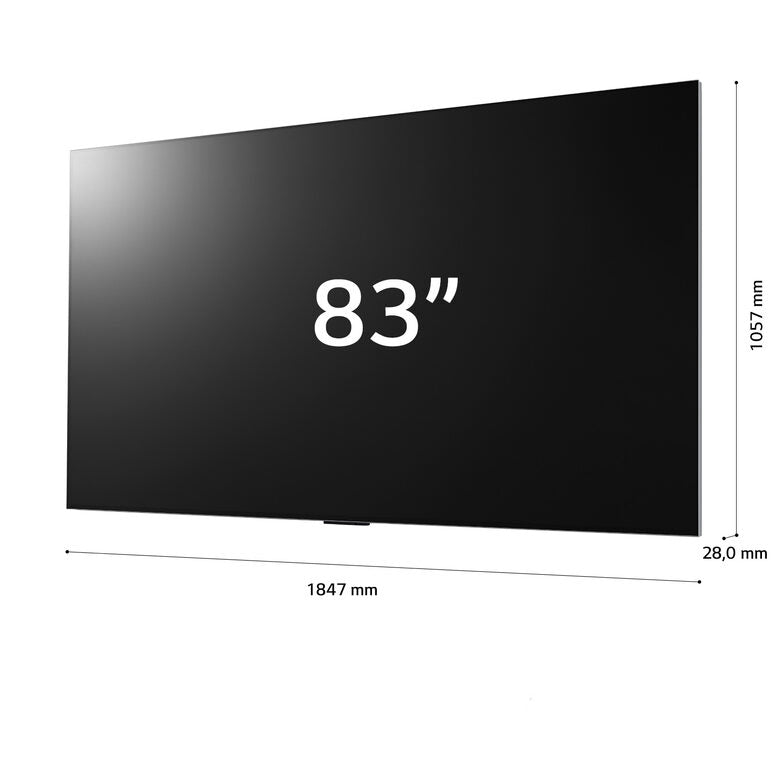 LG Oled83G45LW Televisione Smart TV 83 Pollici Oled Evo 4K Serie G4 Dolby Vision