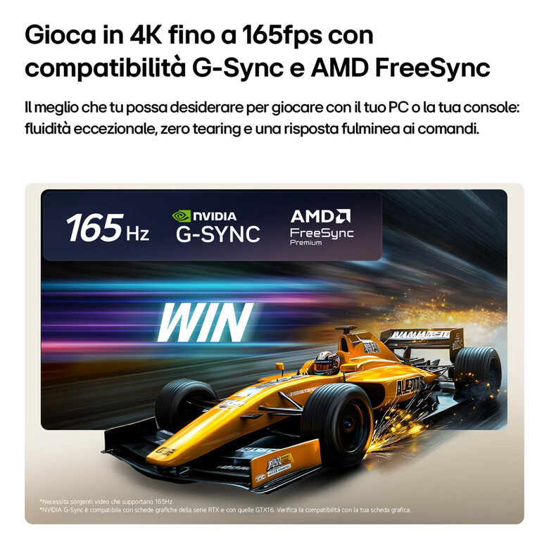 LG OLED evo AI 77'' Serie C6 OLED77C65LA, 4K, Hyper Radiant Color, Processore α11 Gen3, VRR 165Hz,G-Sync, SMART TV 2026