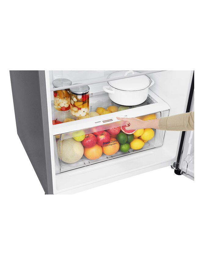 LG GTB574PZHZD Doppia porta , Platino, Argento 438L