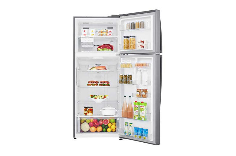 LG GTB574PZHZD Doppia porta , Platino, Argento 438L