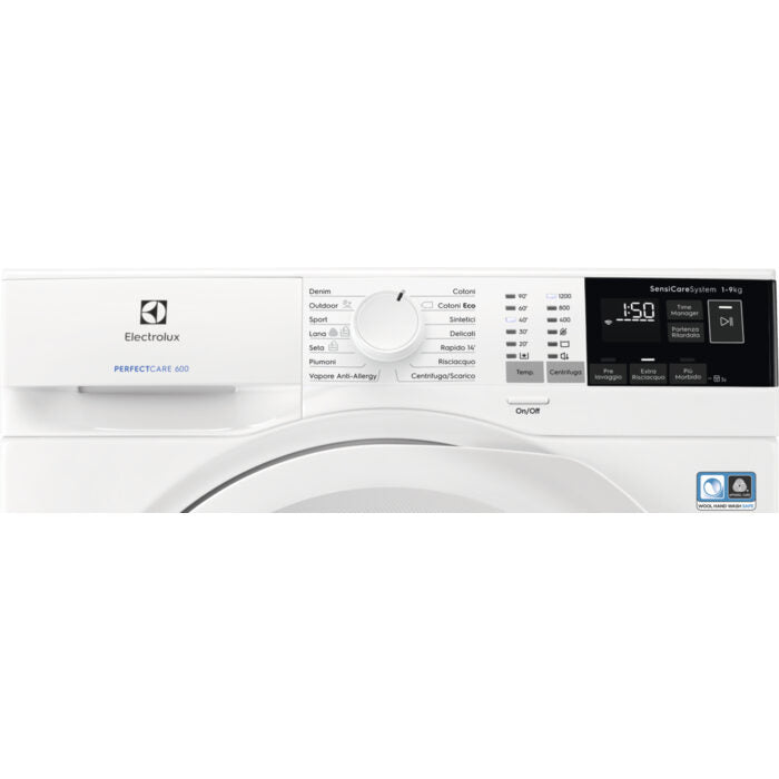 Electrolux EW6F492Y lavatrice Caricamento frontale 9 kg 1200 Giri/min D Bianco