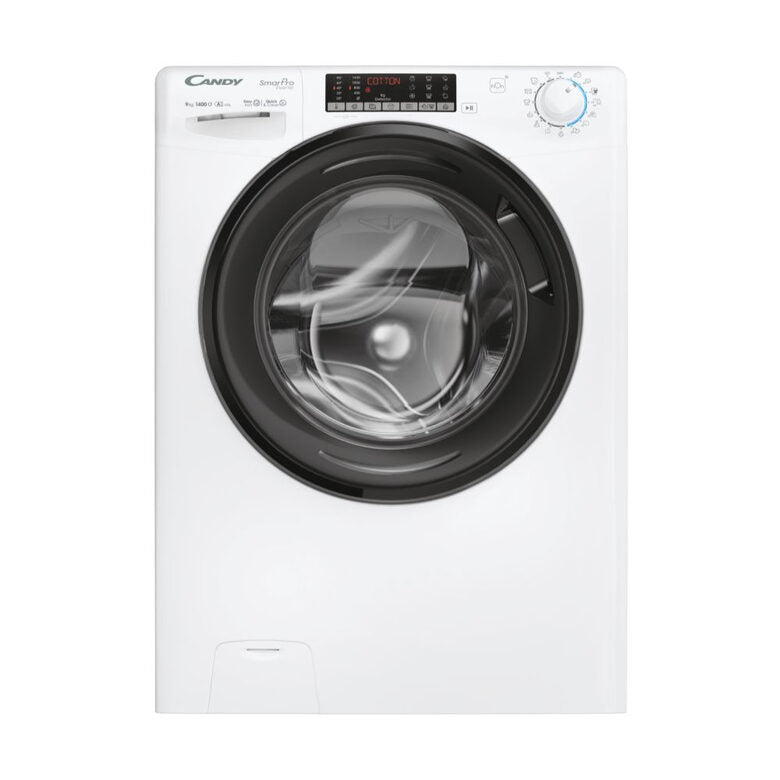 Candy CSO 496TWMB6/1-S Lavatrice A Libera Installazione 9 Kg, 1400 Giri, Smart Pro Inverter, Snap&Wash, Quick&Clean, Classe A, Bianco