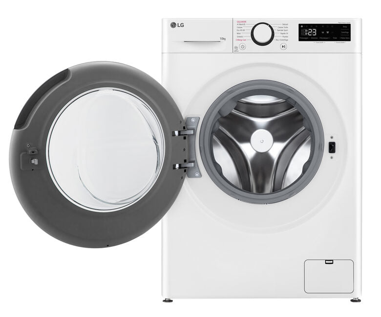 LG F4R3010NSWW Serie R3 Lavatrice A Libera Installazione 10 Kg, 1400 Giri, Lavaggio A Vapore, Allergy Care, Inverter Direct Drive, Classe A-10%, Bianco