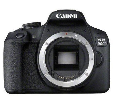 Canon EOS 2000D + EF-S 18-55mm f/3.5-5.6 III Kit fotocamere SLR 24,1 MP CMOS 6000 x 4000 Pixel Nero