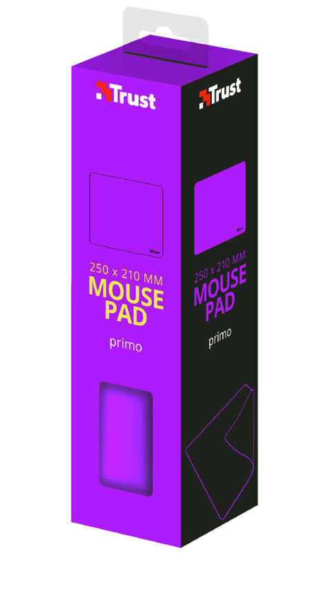 Trust Primo Tappetino per mouse per gioco da computer Porpora