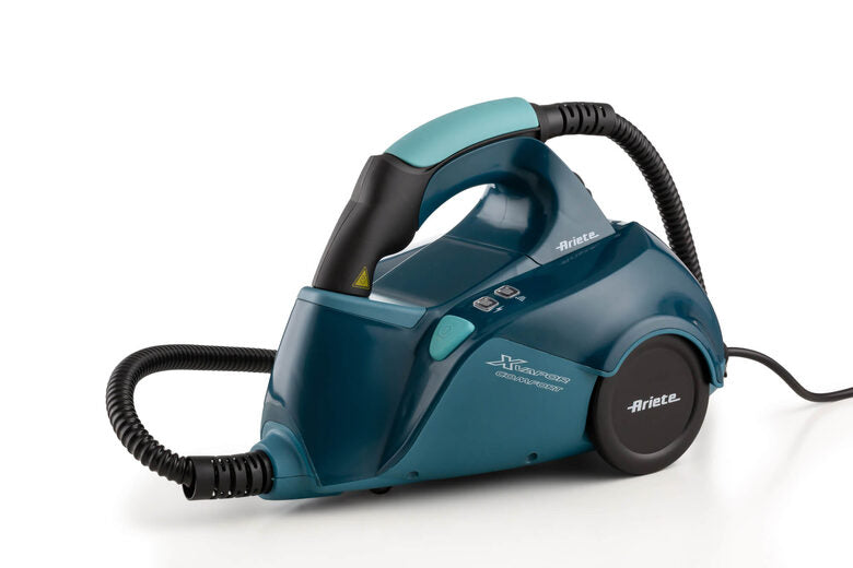 Ariete 4145 XVapor Comfort, Pulitore a vapore, Uccide 99,9% germi e batteri, Kit accessori, Vapore continuo 45', 1500W, 5 bar, Blu