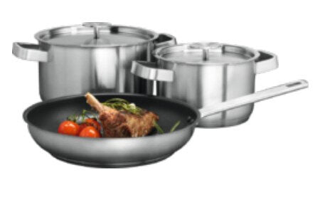 AEG A3SS set di pentole 3 pz