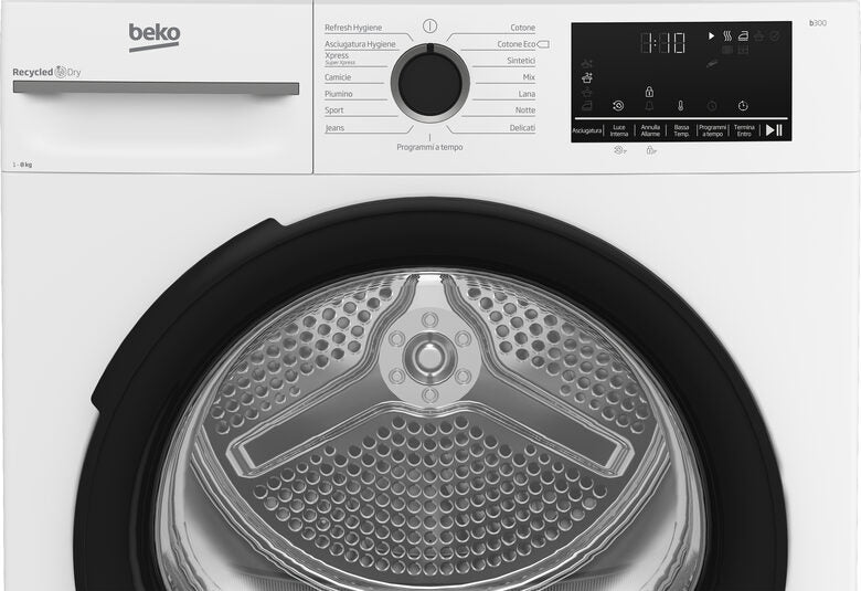 Beko MWBMT481BI: Asciugatrice 8kg, Classe A+++
