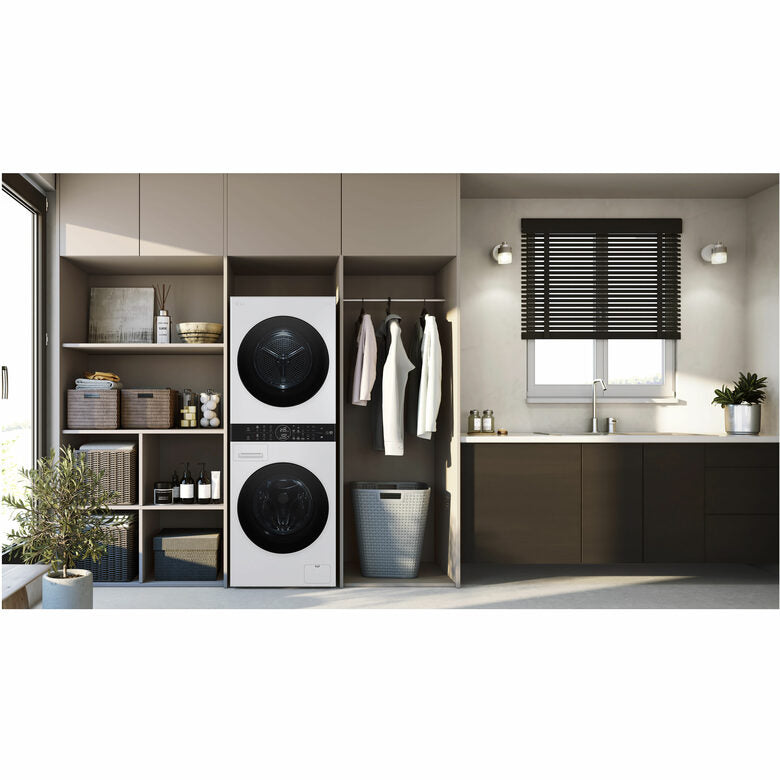 LG WashTower WT1210WWF Colonna Bucato 12/10kg AI DD, Classe A, Pannello unificato