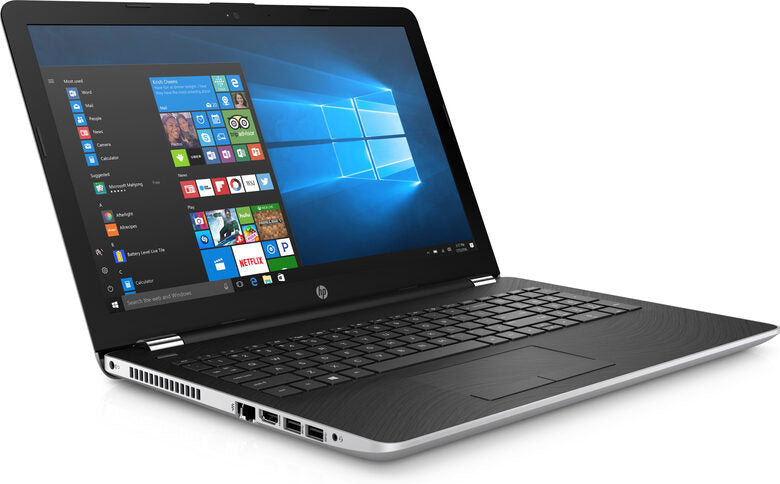 HP 15-bw073nl Computer portatile 39,6 cm (15.6") HD 7th Generation AMD A9-Series APUs 8 GB DDR4-SDRAM 128 GB SSD Windows 10 Home Nero, Argento