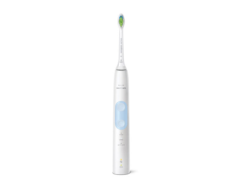 Philips Sonicare ProtectiveClean 5100 Spazzolino Elettrico Sonico Bianco, con custodia da viaggio HX6859/29