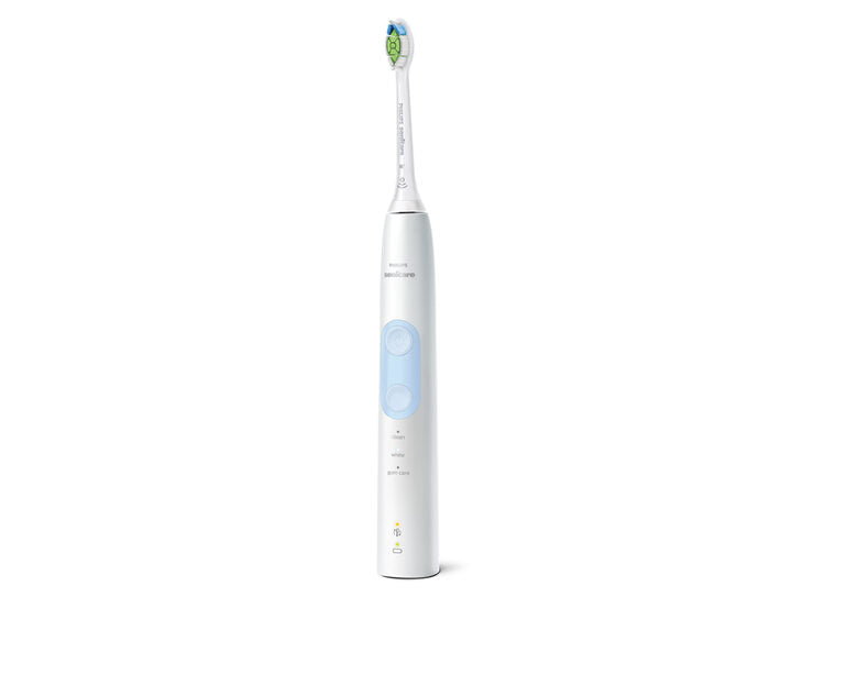 Philips Sonicare ProtectiveClean 5100 Spazzolino Elettrico Sonico Bianco, con custodia da viaggio HX6859/29