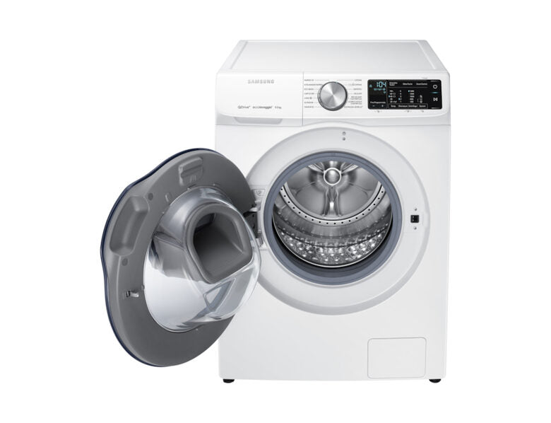Samsung WW90M642OPW lavatrice Caricamento frontale 9 kg 1400 Giri/min Nero, Bianco