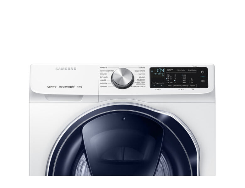 Samsung WW90M642OPW lavatrice Caricamento frontale 9 kg 1400 Giri/min Nero, Bianco
