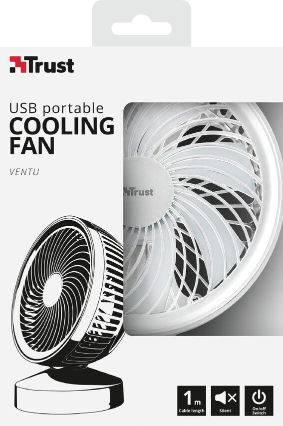 Trust Ventu gadget USB Bianco Ventilatore