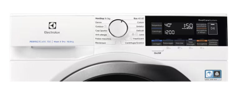 Electrolux EW7W16B6 lavasciuga Libera installazione Caricamento frontale Bianco D