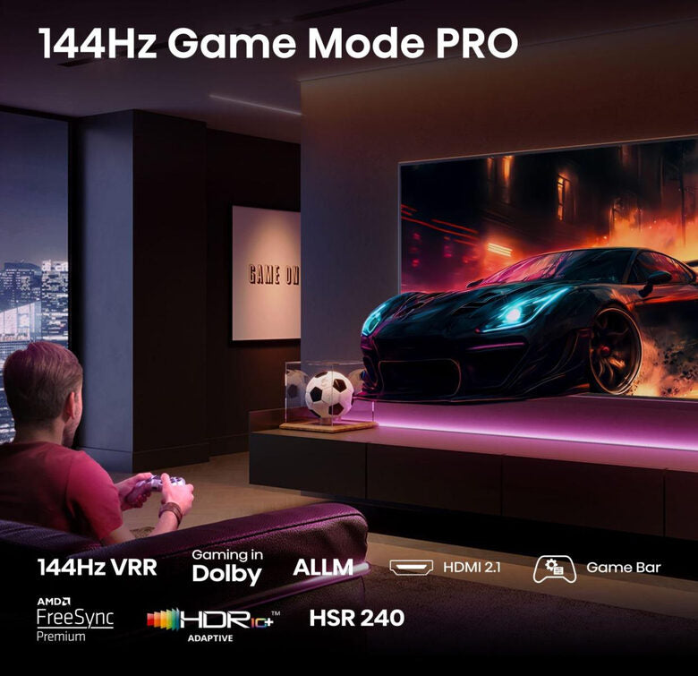 Hisense 100E7Q PRO 2,54 m (100") 4K Ultra HD Smart TV Wi-Fi Nero