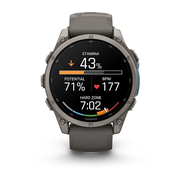 Garmin fēnix 9 3,56 cm (1.4") AMOLED 47 mm Digitale 454 x 454 Pixel Touch screen Titanio Wi-Fi GPS (satellitare)