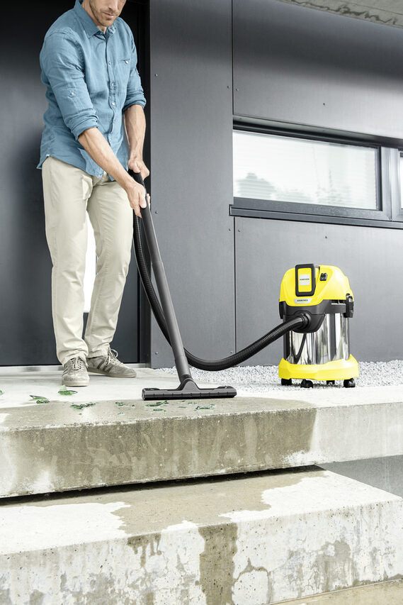 Kärcher 1.629-951.0 Aspirapolvere a Bidone, Giallo 17 L 300 W