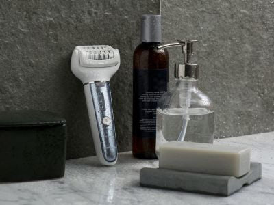 Panasonic ES-EL2A, 60 pinzette, Wet&Dry, Testina orientabile 90°, Azzurro