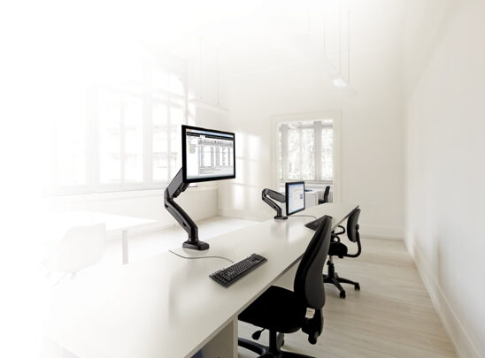 Meliconi Desk 100 DR Plus 68,6 cm (27") Nero