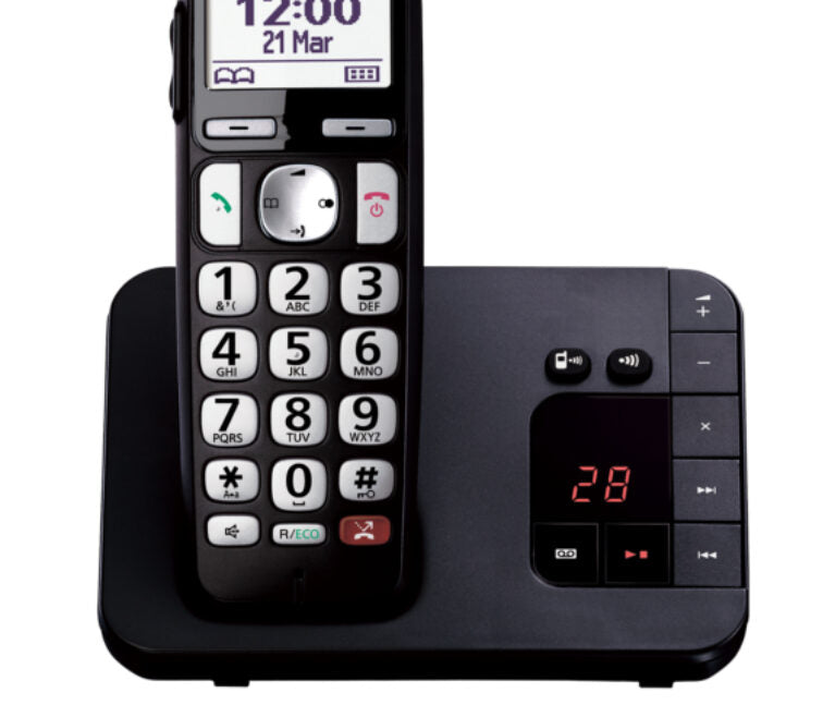 Panasonic KX-TGE260JTB telefono Telefono DECT Identificatore di chiamata Nero