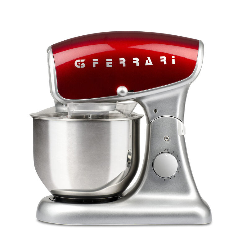 G3 Ferrari Pastaio Deluxe Sbattitore con base 1200 W Rosso, Argento