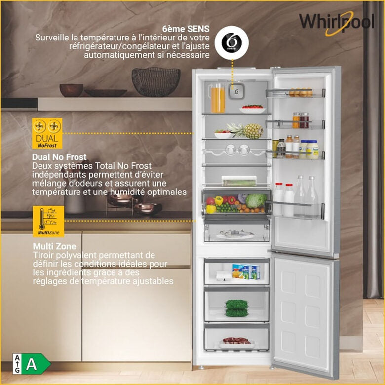 Whirlpool Frigorifero combinato - WHK 25404 XP8E