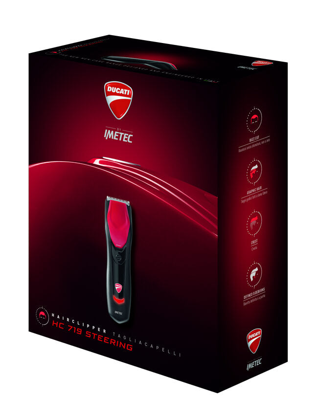 Imetec HC 719 Steering Nero, Rosso