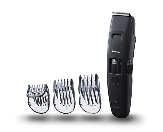 Panasonic ER-GB86, Regolabarba, 3 pettini accessori, Lavabile, Nero