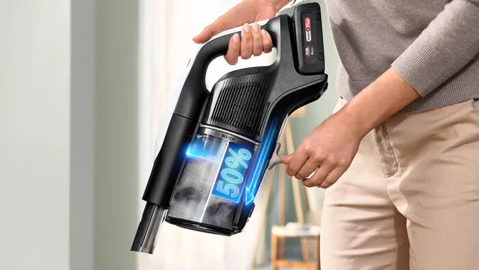 Bosch BCS1041WAC Scopa elettrica, Unlimited 10, Bianco