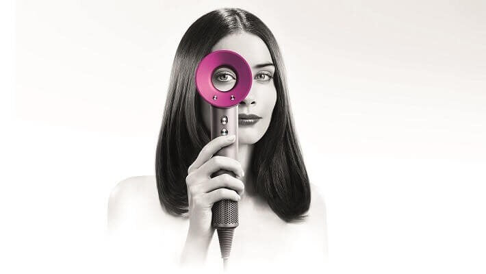Dyson Supersonic 1600 W Argento, Bianco