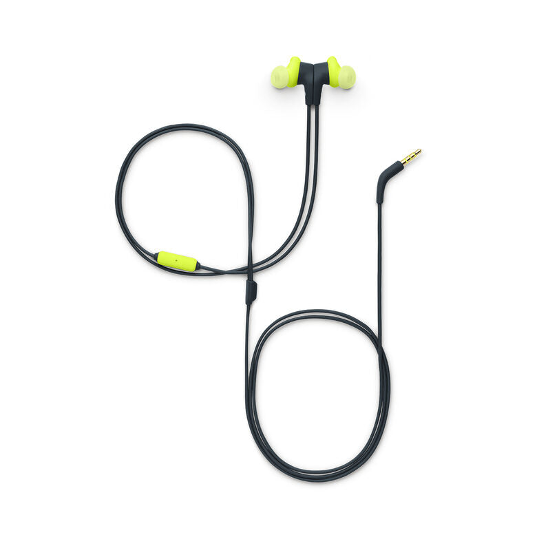 JBL Endurance RUN Auricolare Cablato In-ear Sport Nero, Giallo