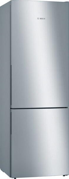 Bosch Serie 4 KGE49VI4A frigorifero con congelatore Libera installazione 412 L Cromo