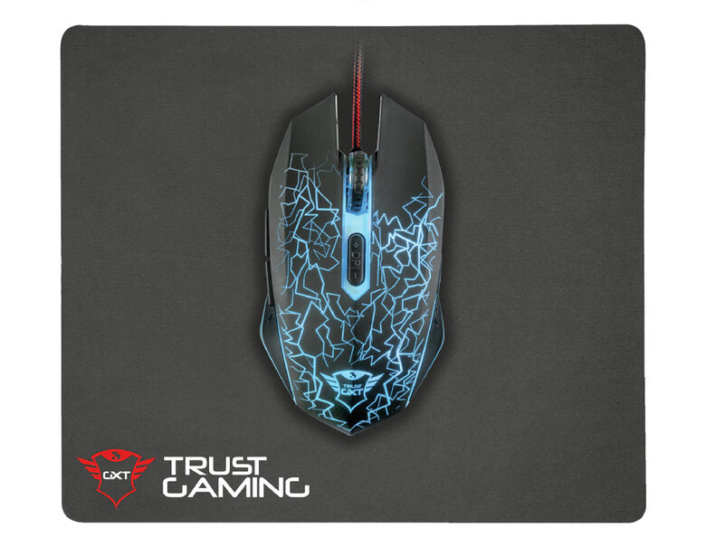 Trust GXT 783 mouse Ambidestro USB tipo A Ottico 2400 DPI