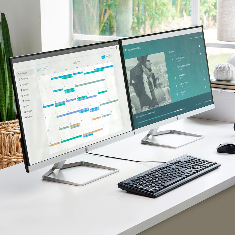 HP 27f Monitor PC 68,6 cm (27") 1920 x 1080 Pixel Full HD LED Nero, Argento