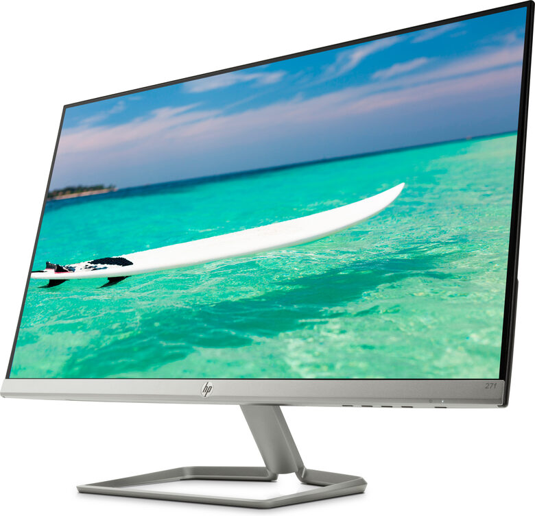 HP 27f Monitor PC 68,6 cm (27") 1920 x 1080 Pixel Full HD LED Nero, Argento