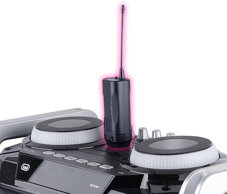 Trevi EM 408 UHF Nero Microfono a clip