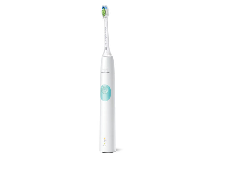 Philips 4300 series HX6807/35 spazzolino elettrico Adulto Spazzolino elettrico sonico Colore menta, Bianco