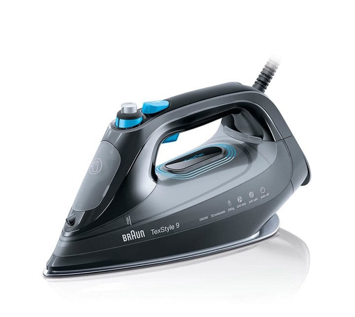 Braun TexStyle 9 SI 9188 E BK Ferro a vapore Eloxal 2800 W Nero
