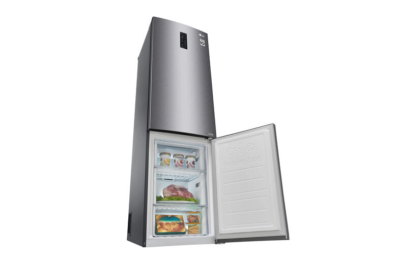 LG GBB60DSMFS frigorifero con congelatore Libera installazione 343 L Grafite, Acciaio inossidabile