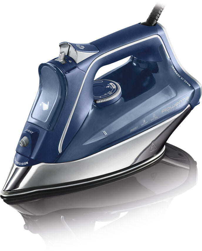 Rowenta DW8215 PRO Master Ferro da Stiro a Vapore con Funzione Anticalcare, Erogazione Continua da 45 g/min, Potenza 2800 W, Acciaio Inossidabile