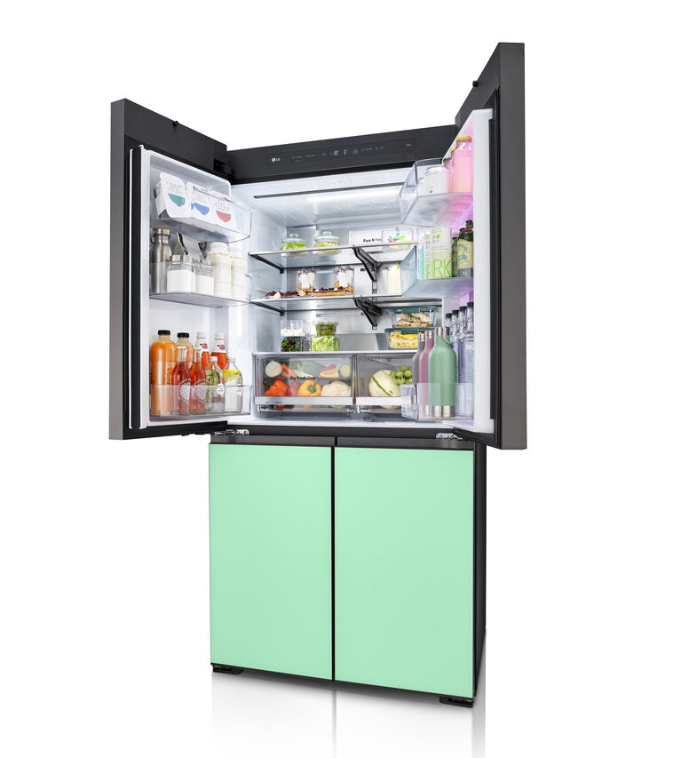 LG InstaView MoodUP GMV960NNME Frigo multidoor , Classe E, 617L , Colore personalizzabile